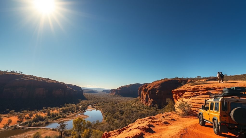Clear dry-season landscape in the Northern Territory