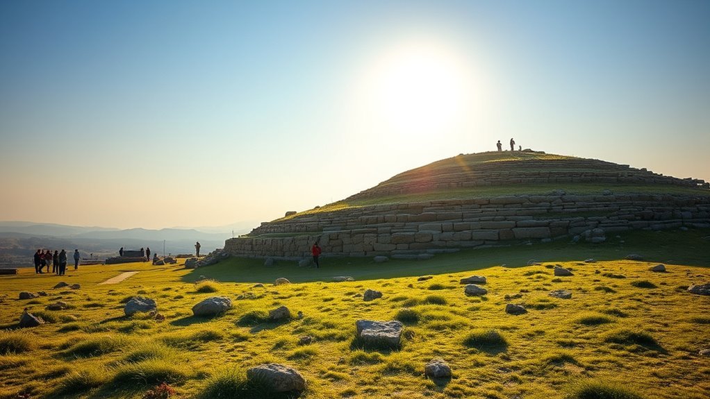 Mild spring and autumn conditions with clear skies at Oylum Höyük archaeological mound