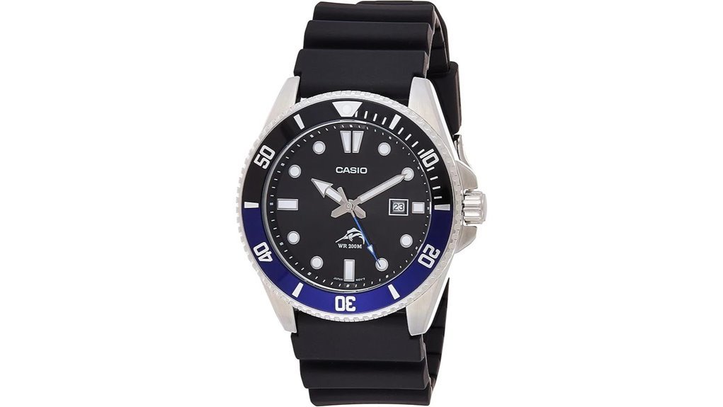 analog watch with date