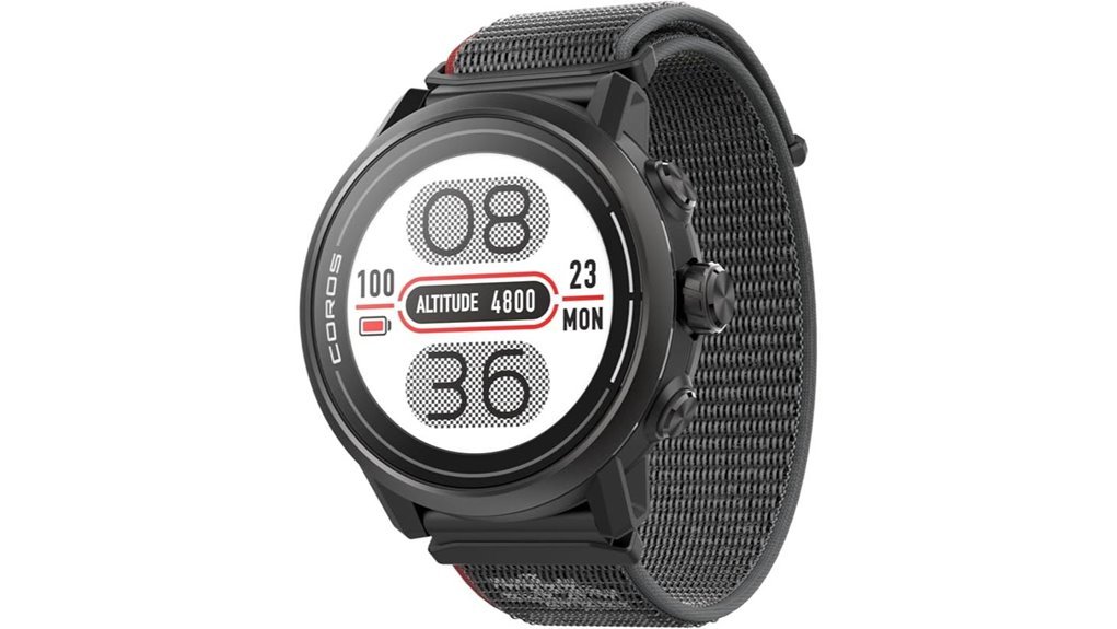 black outdoor gps watch