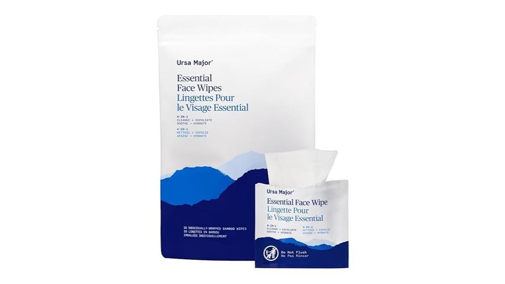 cleansing face wipes pack