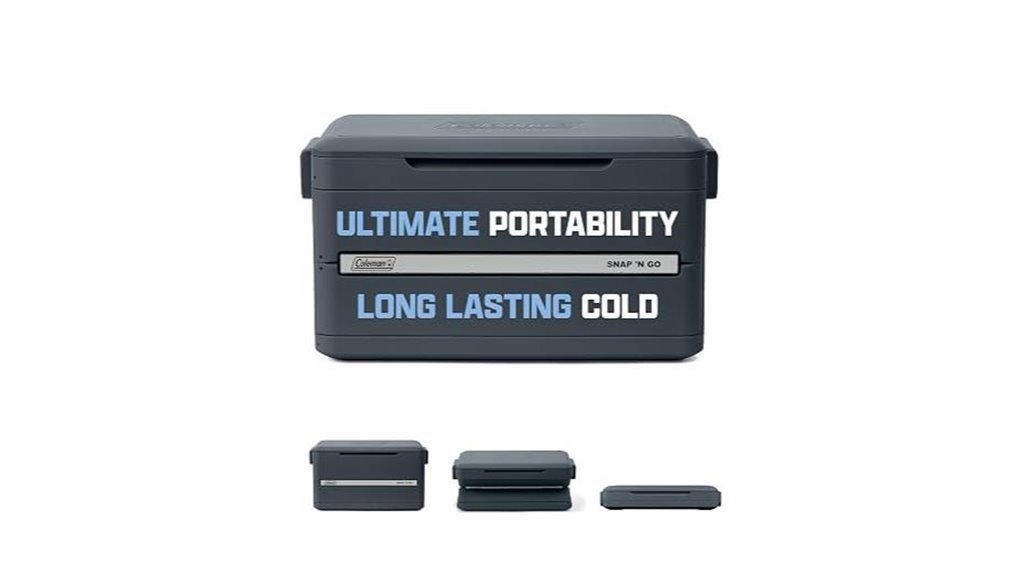 collapsible 45 quart cooler