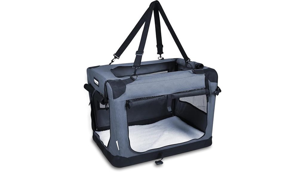 collapsible travel dog crate