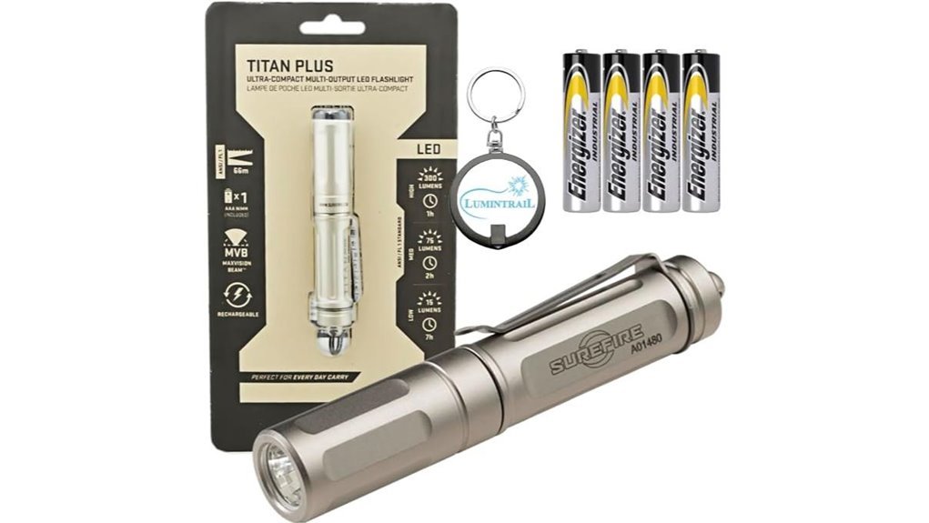 compact led keychain flashlight