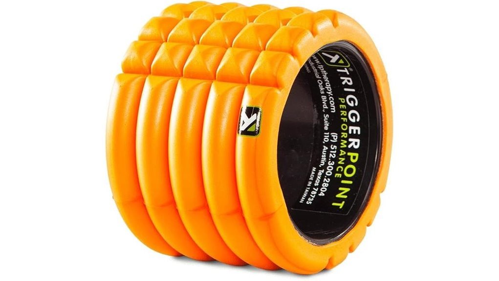 compact orange foam roller
