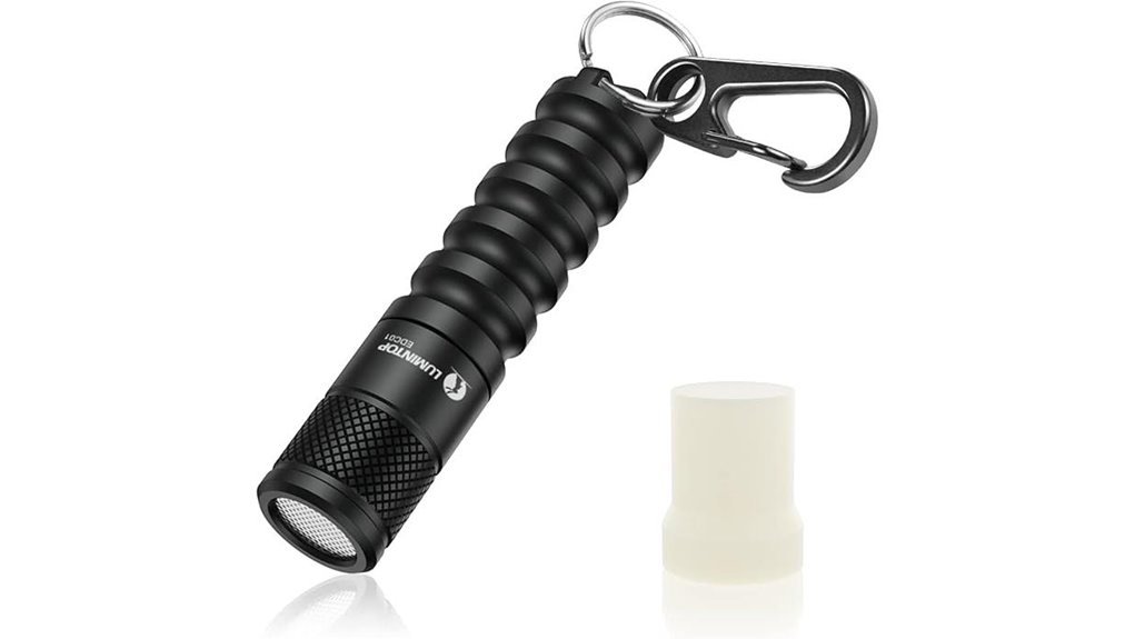 compact waterproof keychain light