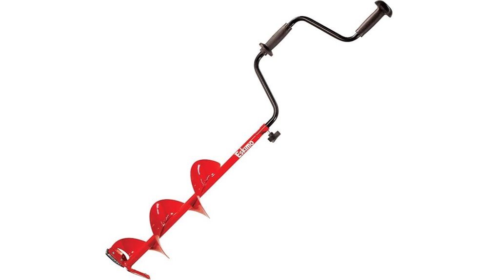 dual flat blade auger