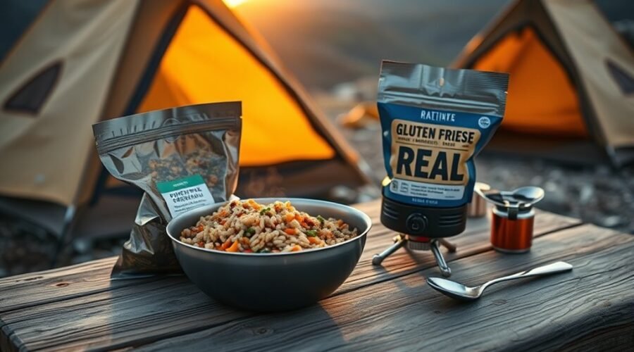 gluten free freeze dried camping meals