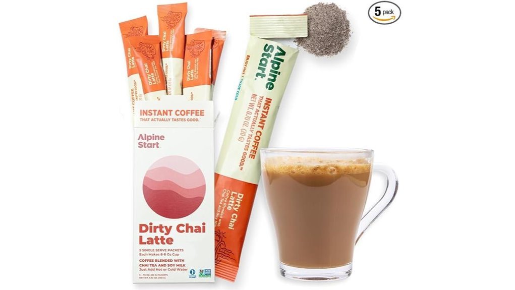 instant dirty chai latte