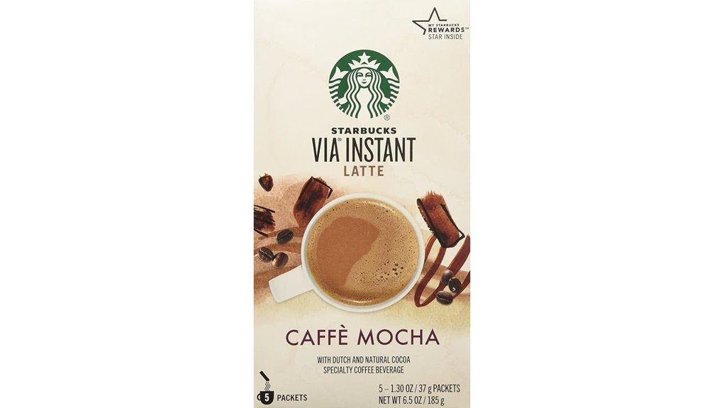 instant mocha latte packets