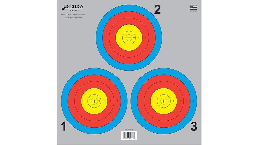 longbow archery target pack