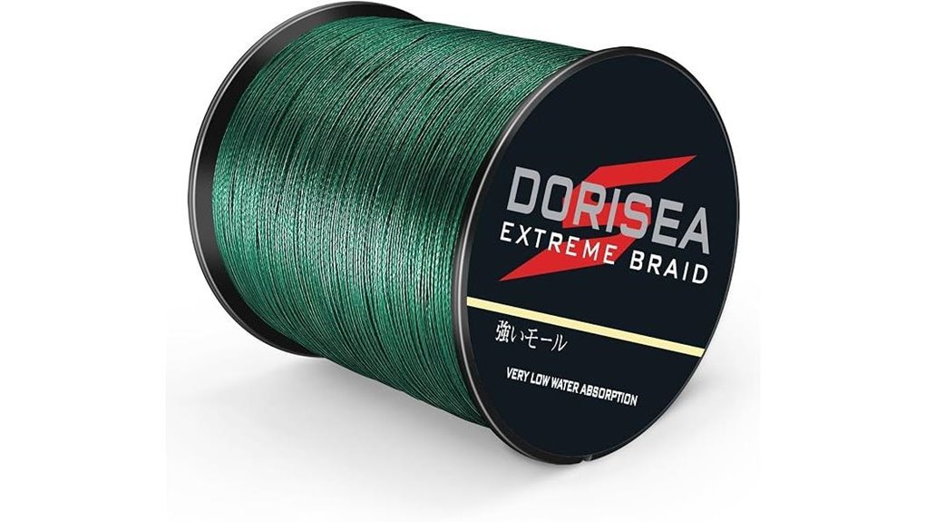 moss green braided line