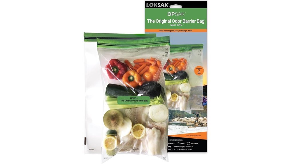 odor proof storage bags pack