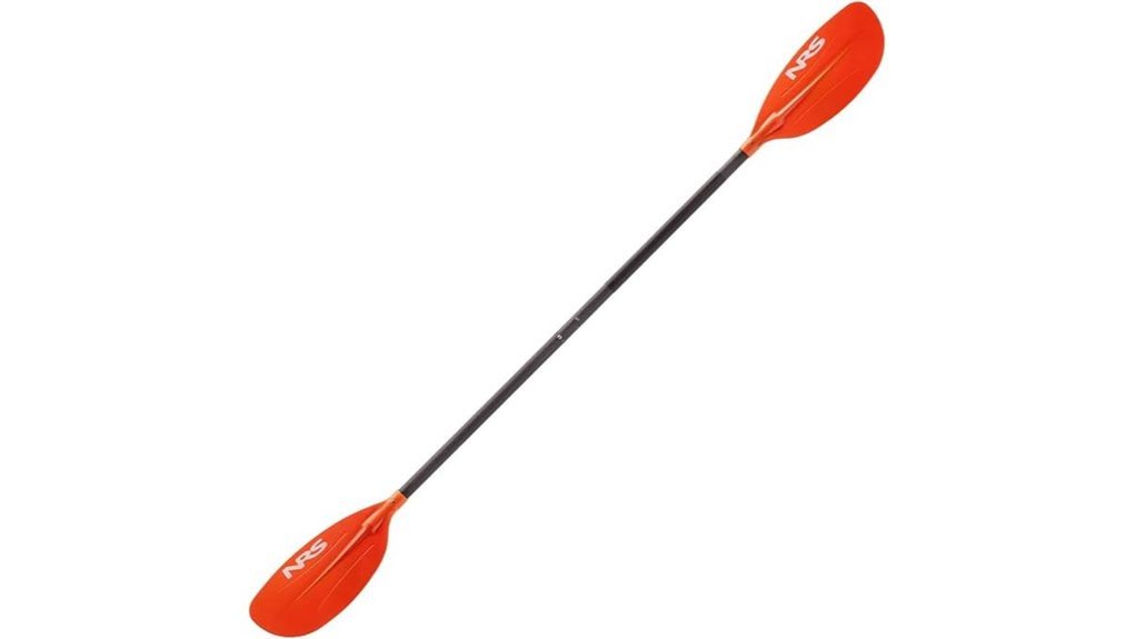 orange 240 cm kayak paddle