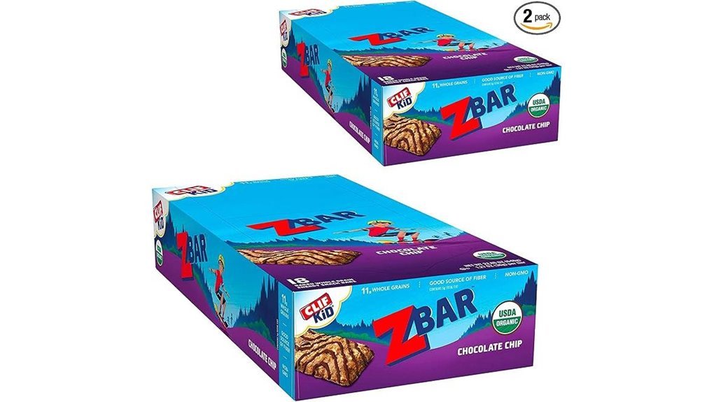 organic chocolate chip bars