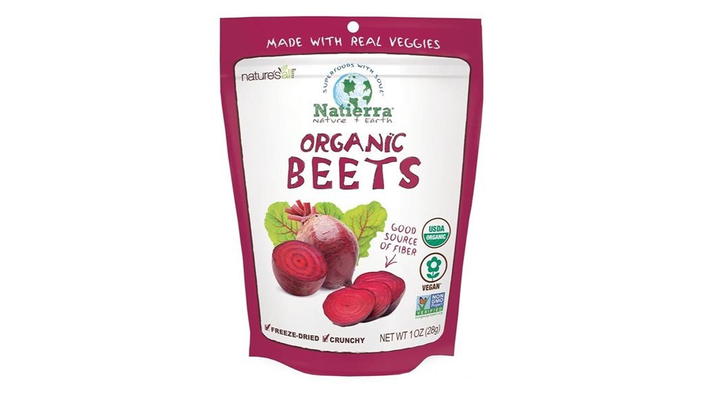 organic freeze dried beets snack