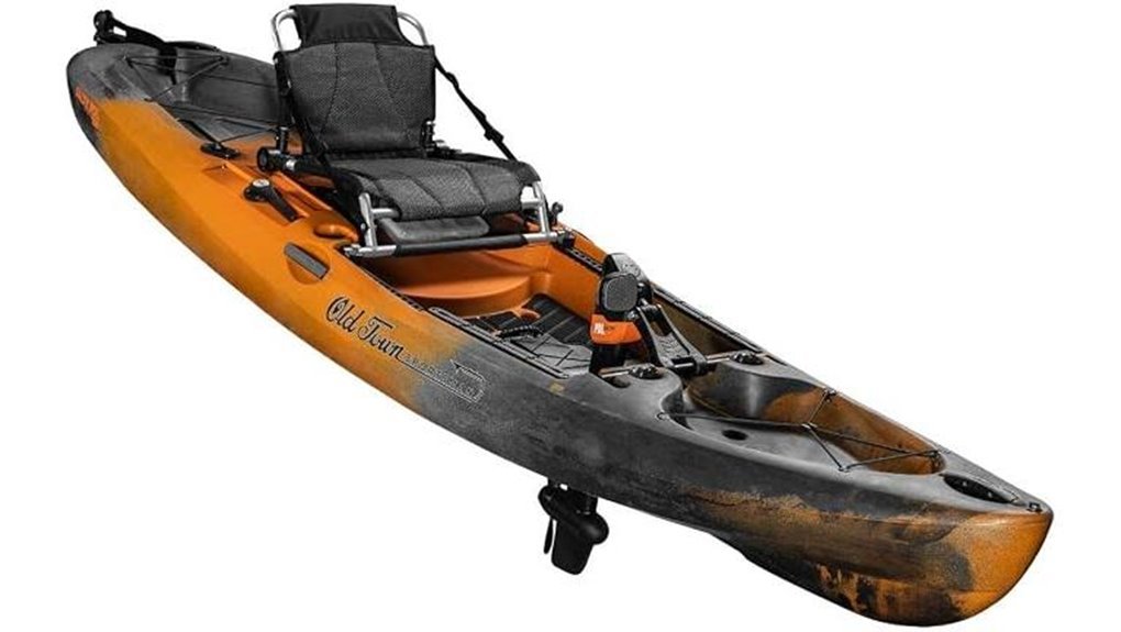 pedal powered fishing kayak