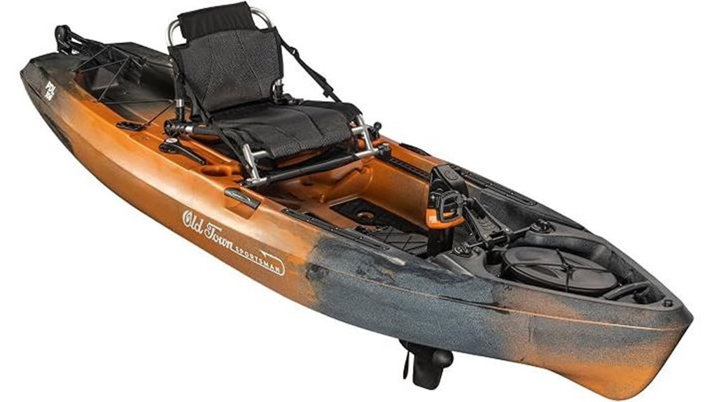 pedal powered fishing kayak