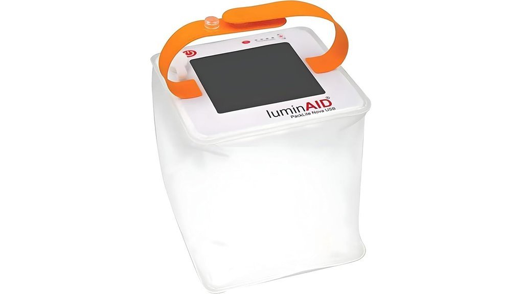 portable solar powered lantern