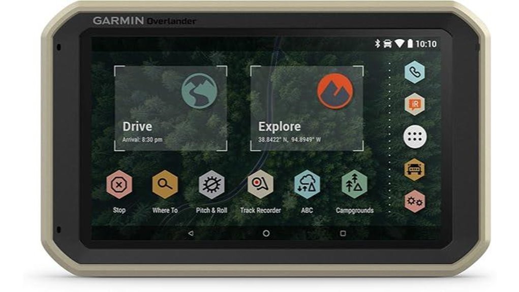 rugged off grid navigation device