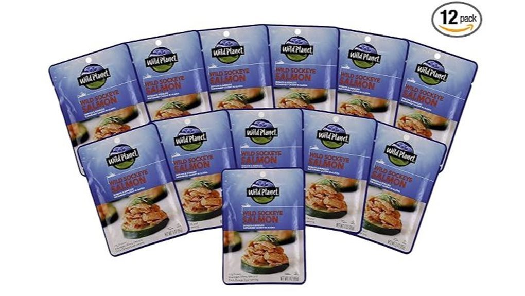 sockeye salmon pouch pack