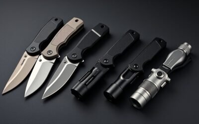 top edc knife flashlight pairings