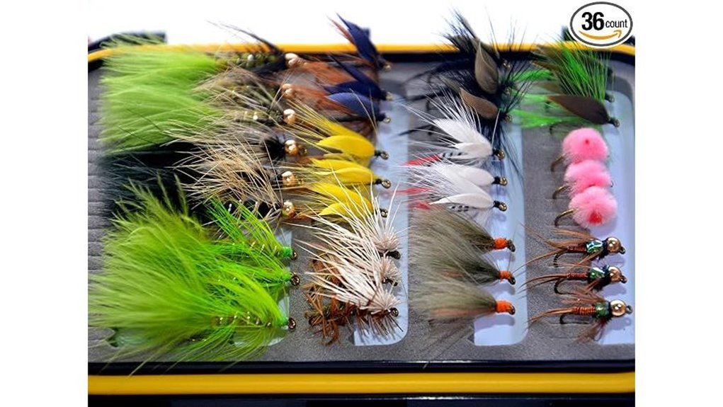 trout fly fishing assortment