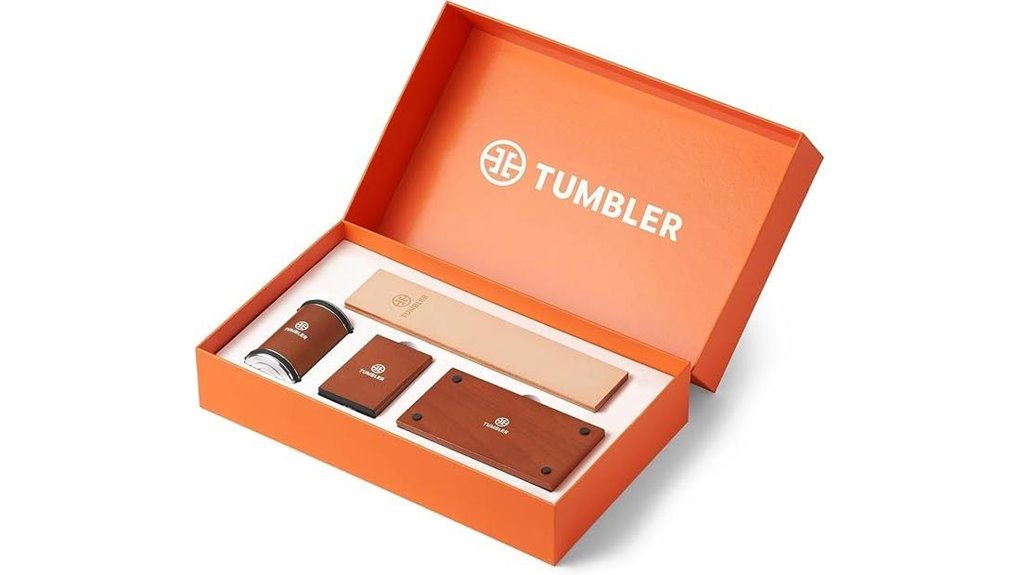 tumbler knife sharpener set