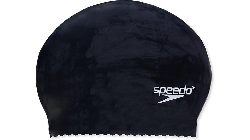 unisex latex swim cap