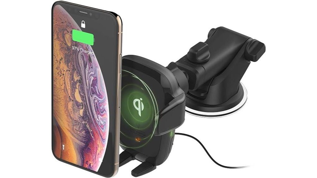 wireless car charger mount